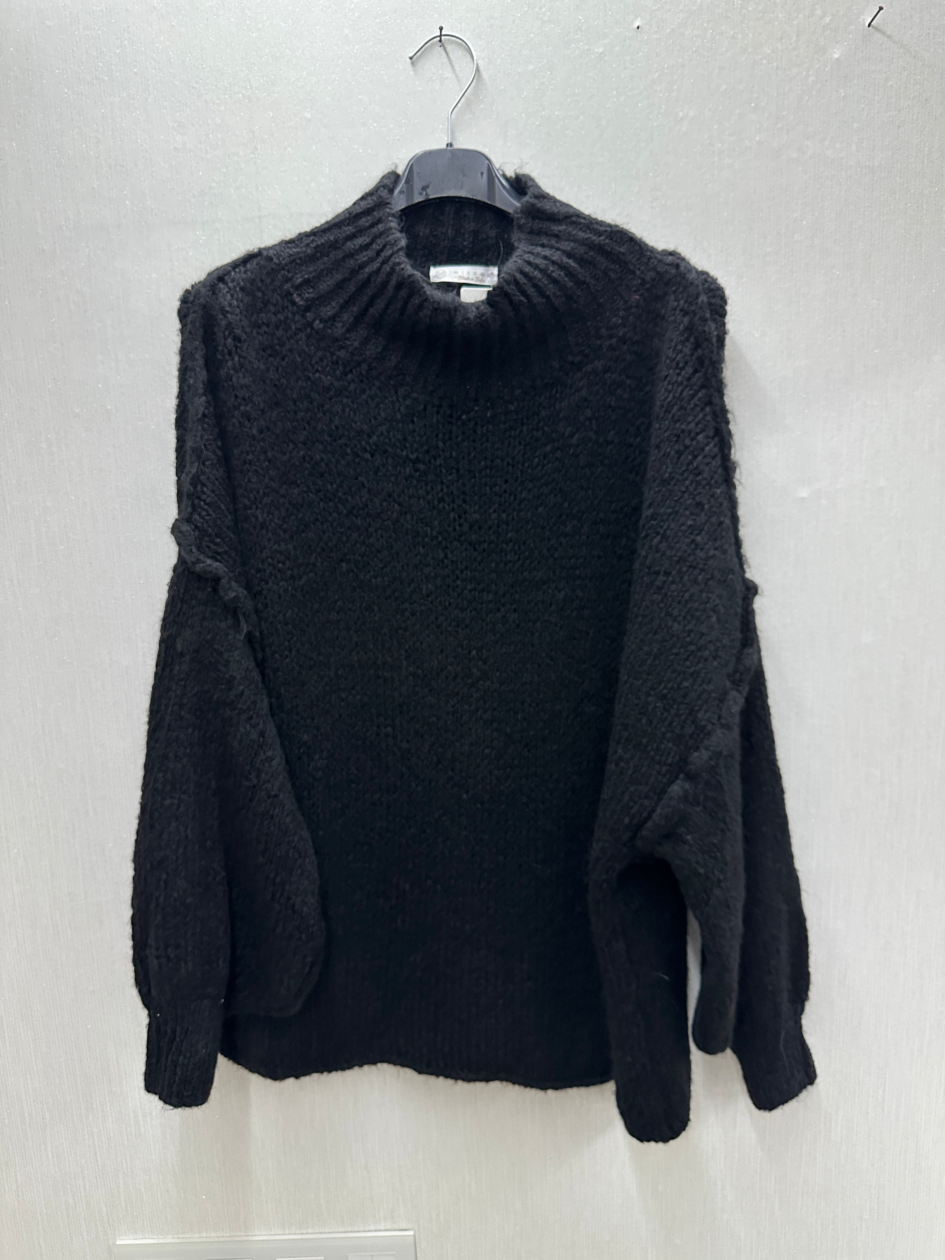 Oversize Kuschelpullover schwarz