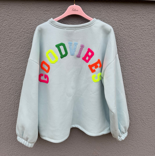 Sweater Good Vibes - Feinraummode