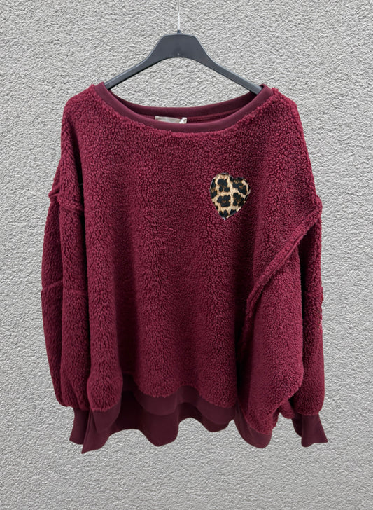 Flauschiger Teddypullover - Feinraummode