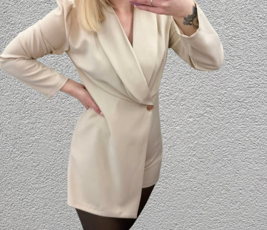 Wickelpullover beige - Feinraummode